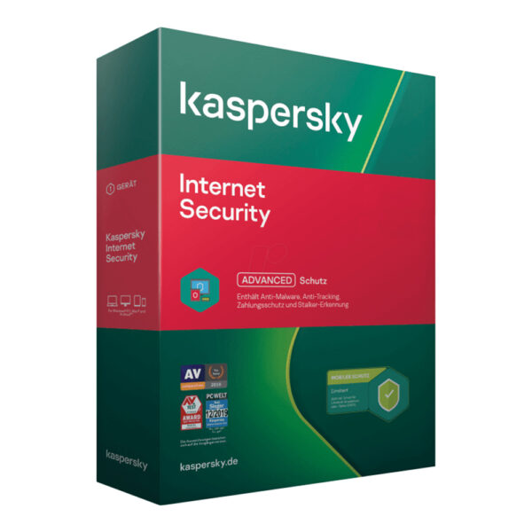 Kaspersky Internet Security 3 PC - 1 Year
